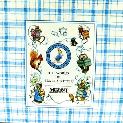 Peter Rabbit The World of Beatrice Potter Blow Glass Ornament 8 in 1998 Midwest of Cannon Falls