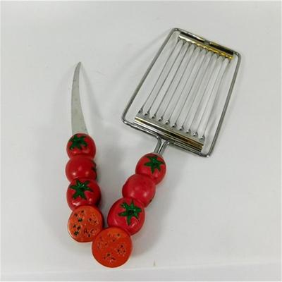 94 Lot of Misc. Kitchen Utensils Salad Set/Wood/Strainer/Tomato Set