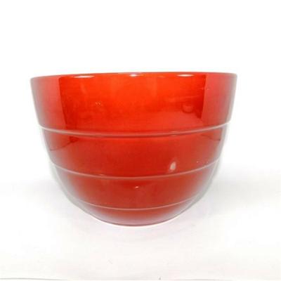 96 Celebrating Home Stoneware Set of 2 Red Mixing Bowls