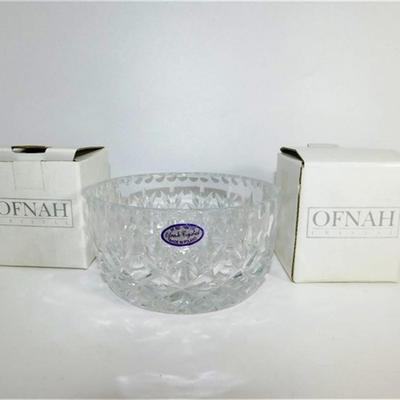 98 Ofnah Crystal Bowl and 2 Small Crystal 3