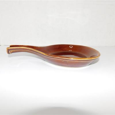 103 Lot of 5 Vintage Brown Glaze Stonewear Skillets
