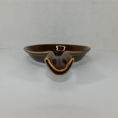 103 Lot of 5 Vintage Brown Glaze Stonewear Skillets
