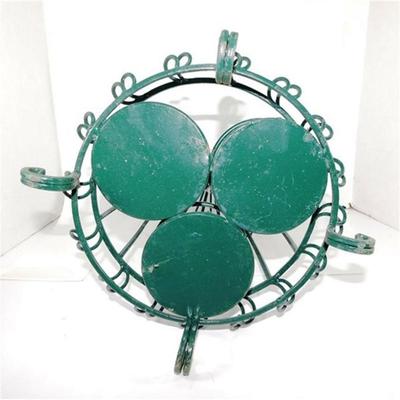 113 18" Metal Tabletop Wine Rack
