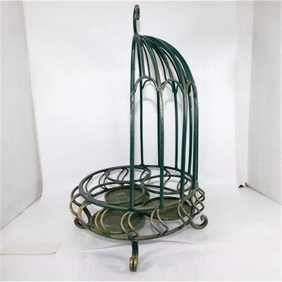 113 18" Metal Tabletop Wine Rack