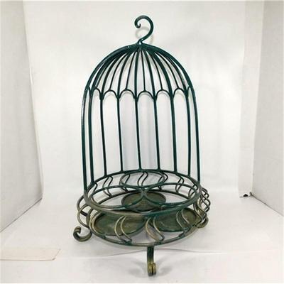 113 18" Metal Tabletop Wine Rack