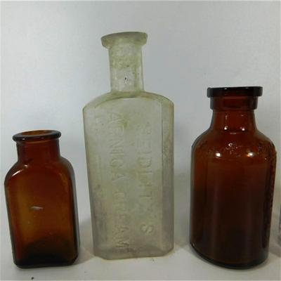 139 3-5 1/2 Lot of 6 Vintage Bottles
