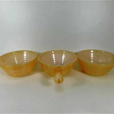 144 7" Lot of 3 Vintage Fire King Ovenware