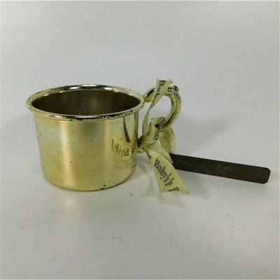 146 1 1/2' Department 56 Baby's 1st Silver-plate Mug