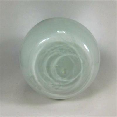 157 9" Vintage Hand Blown Art Glass Vase
