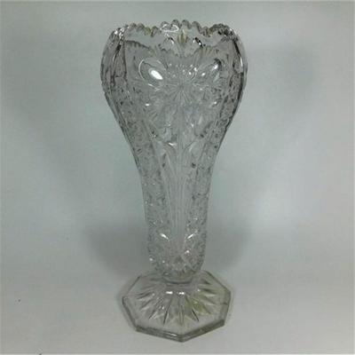 160 10" Imperial Cosmos Clear Vase