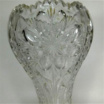 160 10" Imperial Cosmos Clear Vase
