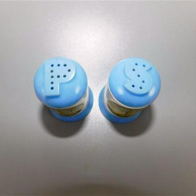166 Lot of 2 Sets of Plastic Salt and Pepper Shakers From Tourist Trips