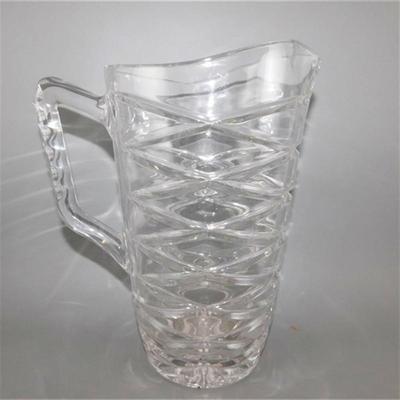 167 9" Vintage Polonia Crystal Pitcher