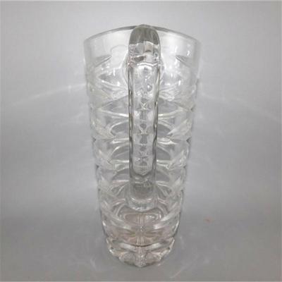167 9" Vintage Polonia Crystal Pitcher