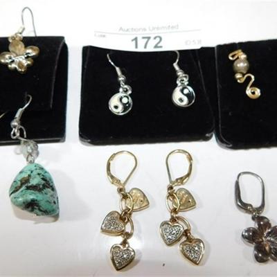 172 Better Jewelry Bulk Deal ~ Earrings ~ Turquoise ~ Ying Yang ~ Fleur Dis Lis ~ Others