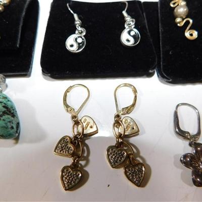 172 Better Jewelry Bulk Deal ~ Earrings ~ Turquoise ~ Ying Yang ~ Fleur Dis Lis ~ Others