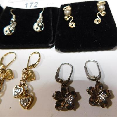 172 Better Jewelry Bulk Deal ~ Earrings ~ Turquoise ~ Ying Yang ~ Fleur Dis Lis ~ Others