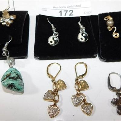 172 Better Jewelry Bulk Deal ~ Earrings ~ Turquoise ~ Ying Yang ~ Fleur Dis Lis ~ Others