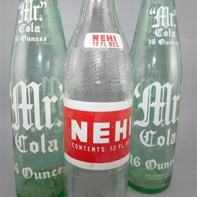 176 Lot of 3 Bottles+B33 2 Mr. Cola / Nehi `