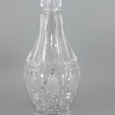 177 15 1/2" Vintage Cut Glass Decanter