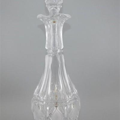 177 15 1/2" Vintage Cut Glass Decanter