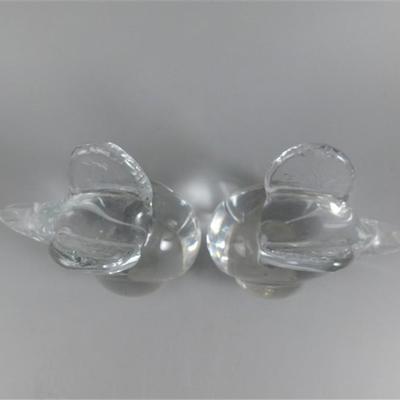 180 4" Lot of 2 Crystal Mice