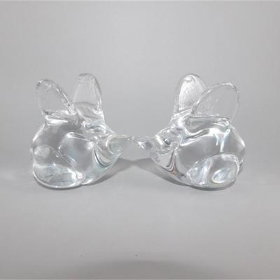 180 4" Lot of 2 Crystal Mice