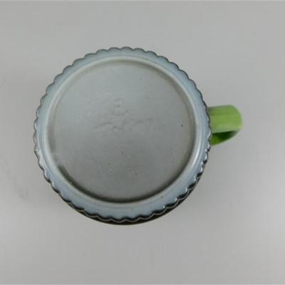 182 Lot of 4 Vintage Anchor Hocking Fire King Ware Green Mugs
