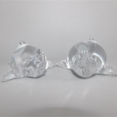 183 4 1/2" Lot of 2 Crystal Turtles
