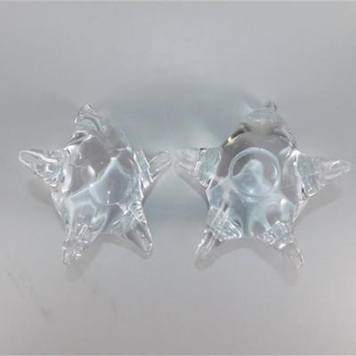 183 4 1/2" Lot of 2 Crystal Turtles