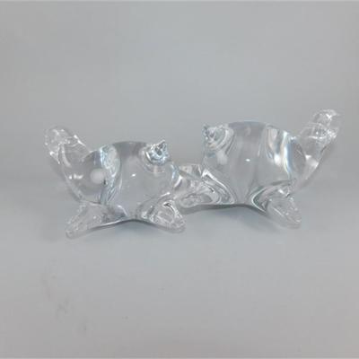 183 4 1/2" Lot of 2 Crystal Turtles
