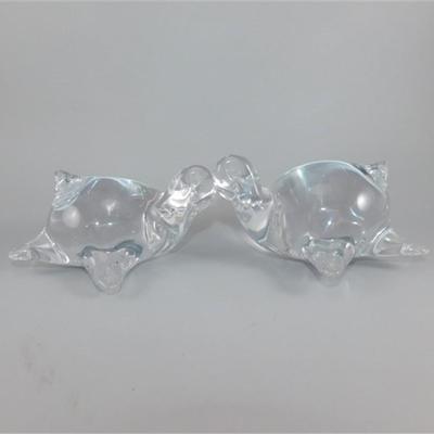 183 4 1/2" Lot of 2 Crystal Turtles
