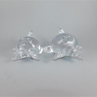 183 4 1/2" Lot of 2 Crystal Turtles