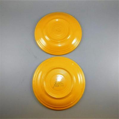 200 Lot of 6 pcs Fiesta Style Saucers and Shaker