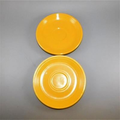 200 Lot of 6 pcs Fiesta Style Saucers and Shaker