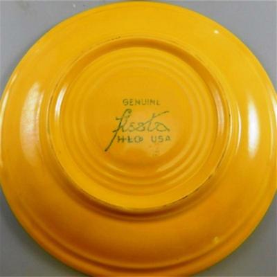 200 Lot of 6 pcs Fiesta Style Saucers and Shaker