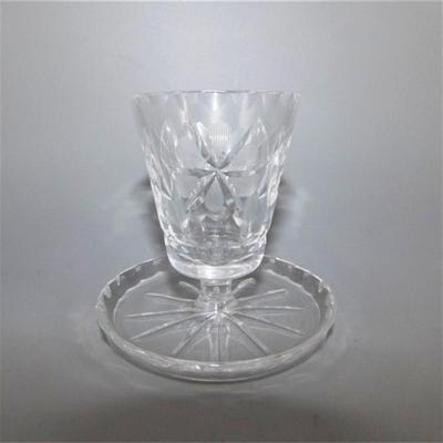 208 Lot of 4 Small Crystal Items ~ Toothpick Holders / Match Holders / Ash Tray / Etc