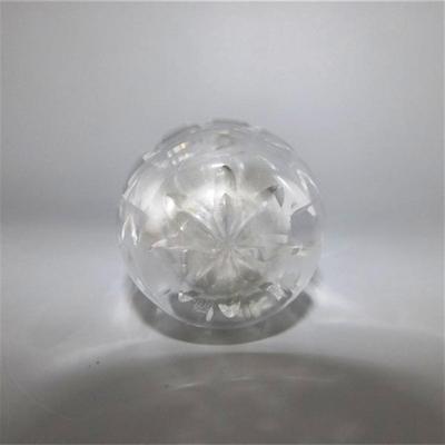 208 Lot of 4 Small Crystal Items ~ Toothpick Holders / Match Holders / Ash Tray / Etc