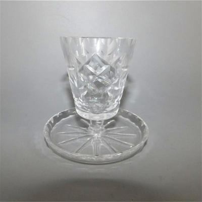 208 Lot of 4 Small Crystal Items ~ Toothpick Holders / Match Holders / Ash Tray / Etc