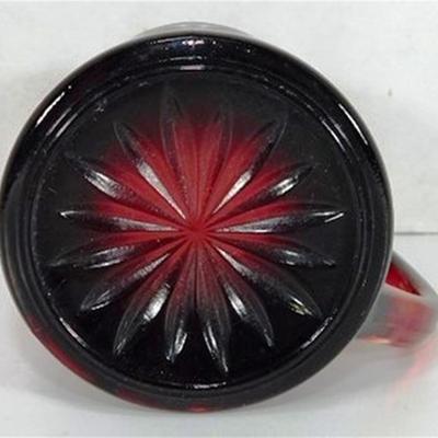 209 Lot of 15 Ruby Red Luminarc Cristal D' Arques Tempered Mugs 4 in