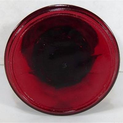 211 Lot of 10 Vintage Anchor Hocking Georgian Ruby Red Footed Ice Tea Glasses 5 1/2