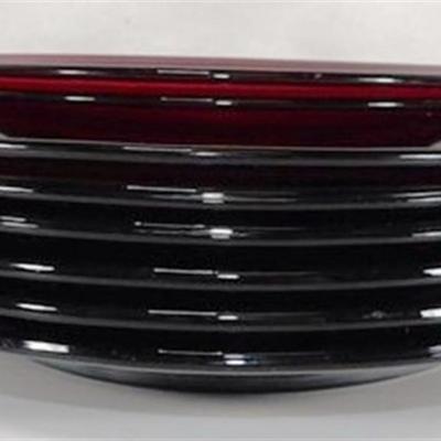 213 Lot of 8- 2-6 inch Ruby Red Plates / 6-7 1/2 Ruby Red Plates