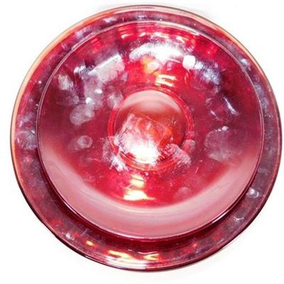 213 Lot of 8- 2-6 inch Ruby Red Plates / 6-7 1/2 Ruby Red Plates