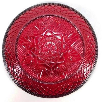 214 Lot of 12- Ruby Red Luminarc D'Arques 8in Plates
