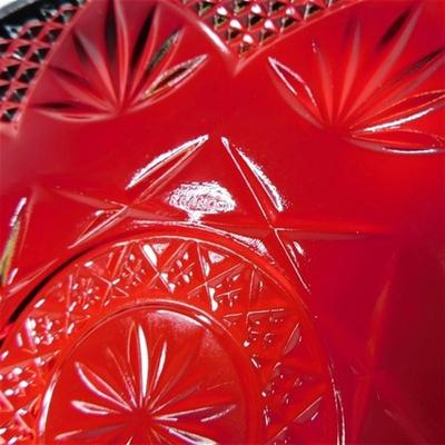 215 Lot of 11- Ruby Red Luminarc D' Arques 10 in Plates