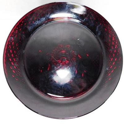 215 Lot of 11- Ruby Red Luminarc D' Arques 10 in Plates