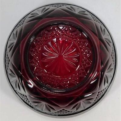 217 Lot of 12 Ruby Red Luminarc Cristal D' Arques Glass Bowls 5 5/8 x 2