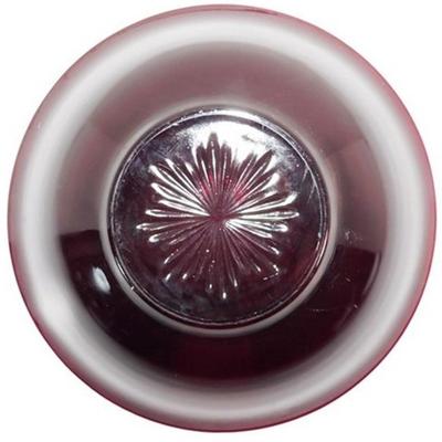 233 Lot of 3 Ruby Red Table Pieces - Ruby Red Bubble Bowl 8in -Candy Dish 7 in - Ruby Red Bowl 11 1/2