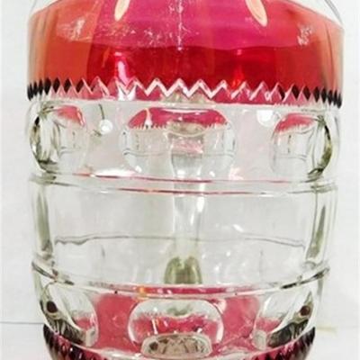 237 Vintage Kings Crown Ruby Flash Pitcher 7 1/2 x 8