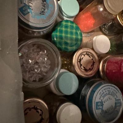 Sewing Lot - Threads, Fabric, Buttons, Etc.